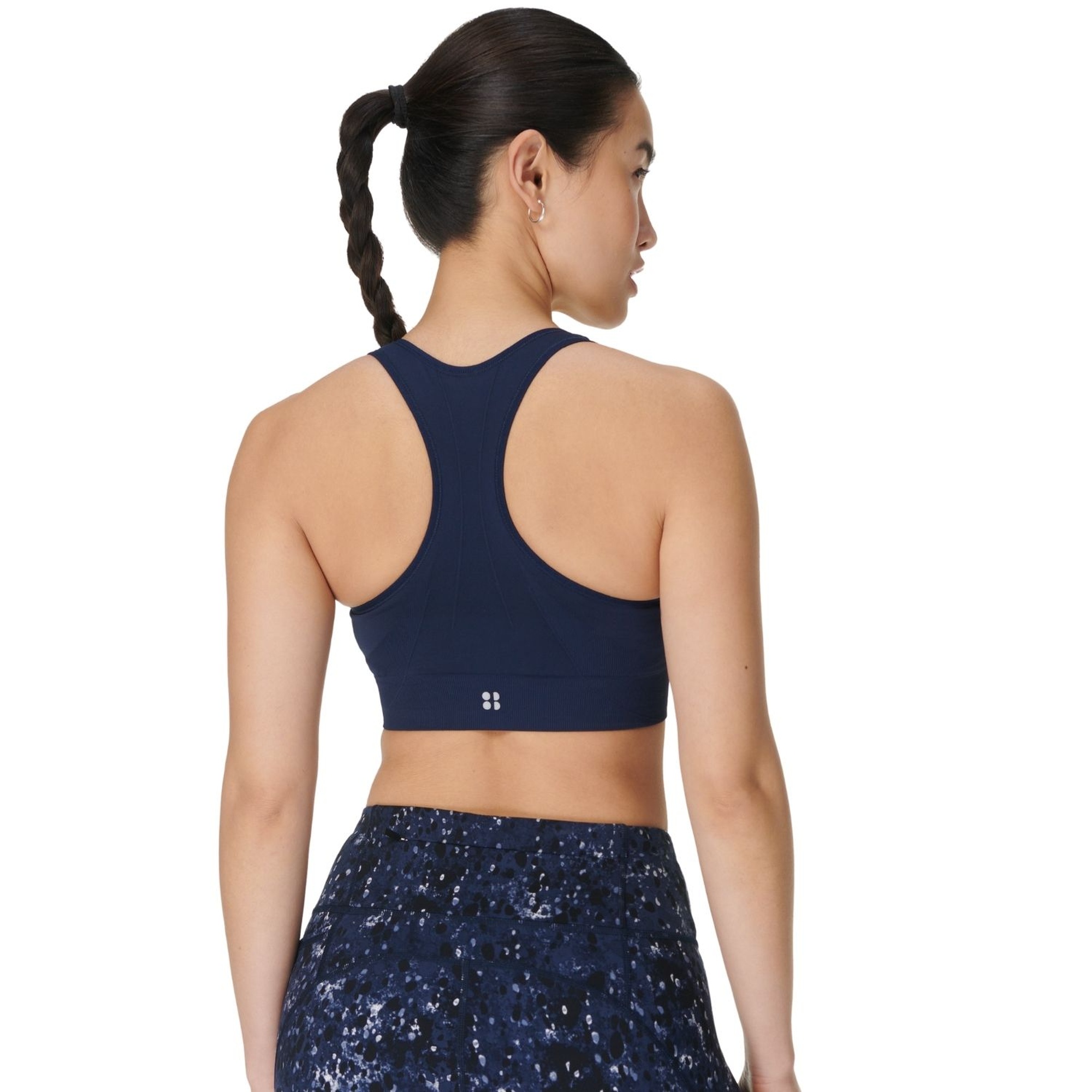 Sweaty Betty Stamina Seamless Sports Bra Kadın Mavi Fitness Bra