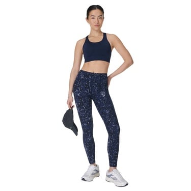  Sweaty Betty Stamina Seamless Sports Bra Kadın Mavi Fitness Bra