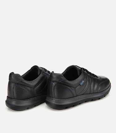  Erkek Deri Siyah Rahat Günlük Ayakkabı