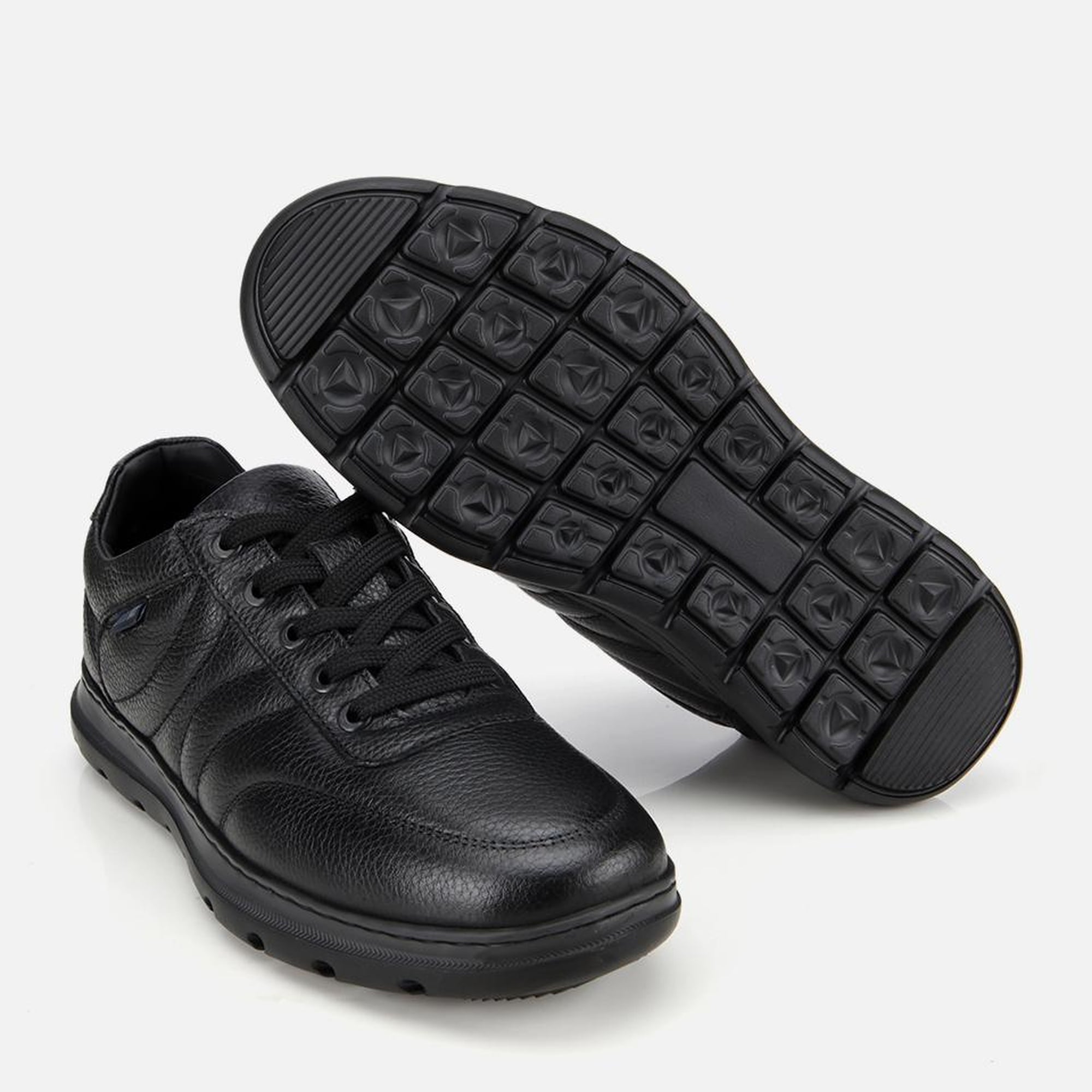 Erkek Deri Siyah Rahat Günlük Ayakkabı