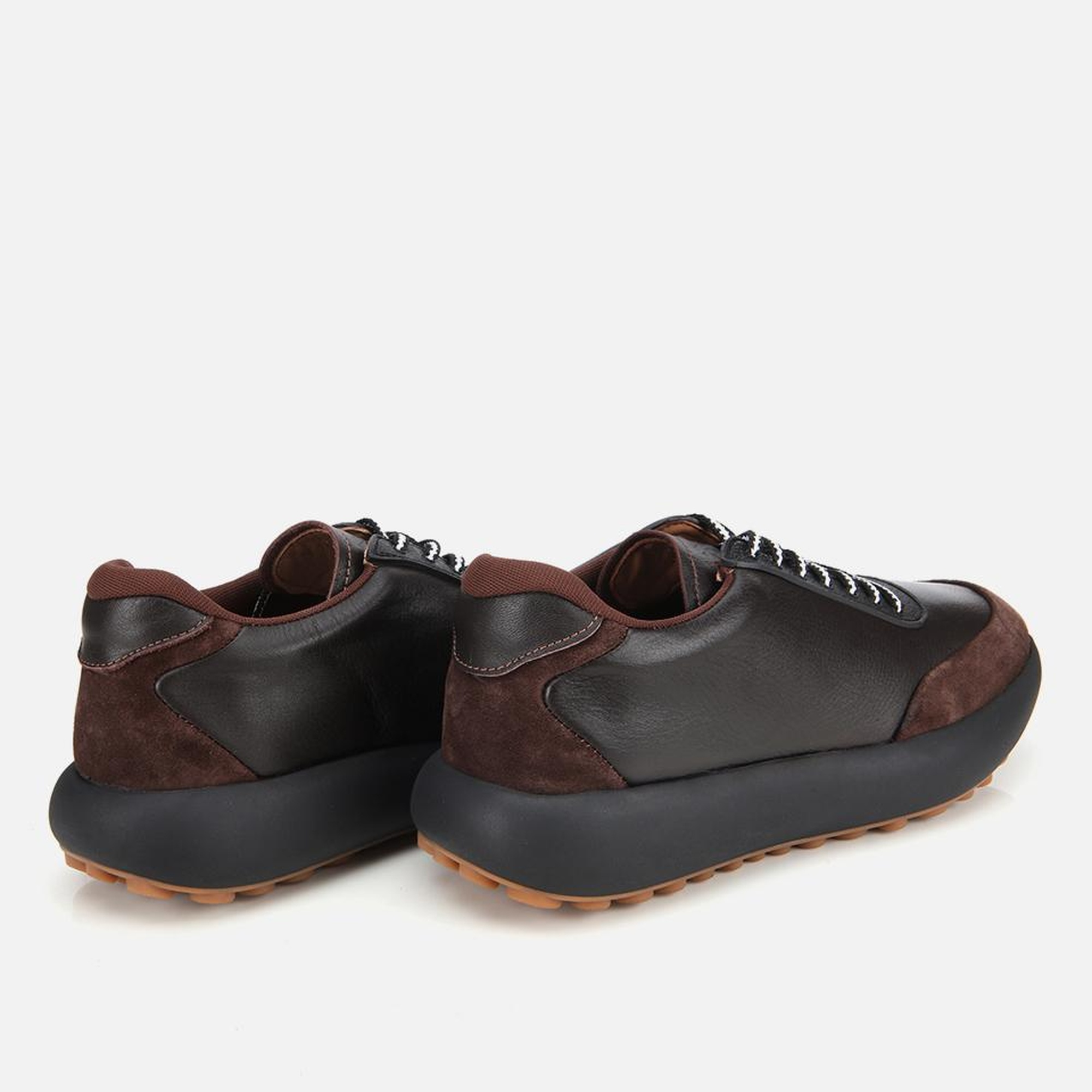 Erkek Süet Deri Kahverengi Yumuşak Dokulu Spor Ayakkabı