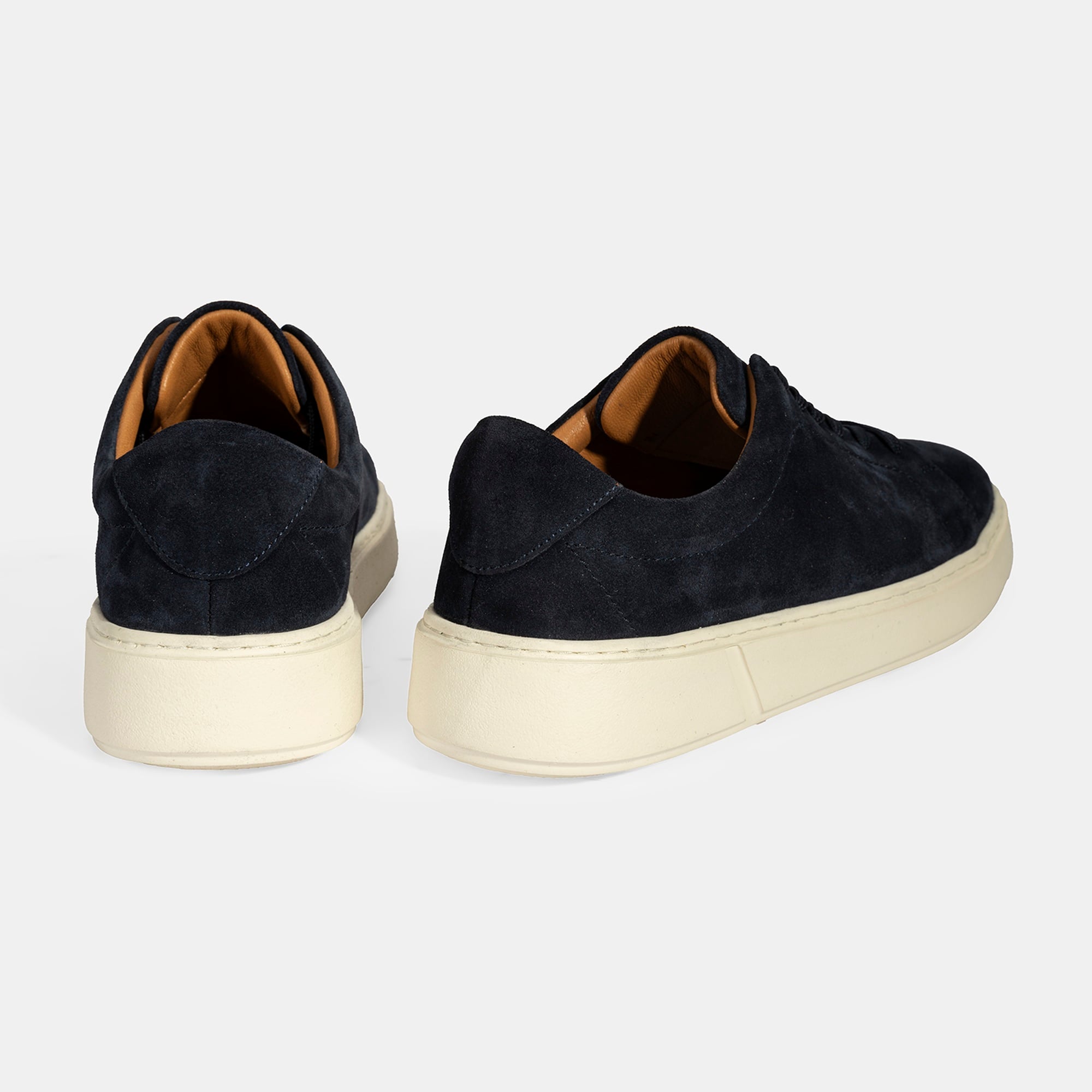 Erkek Lacivert Bağcıklı Süet Spor Ayakkabı