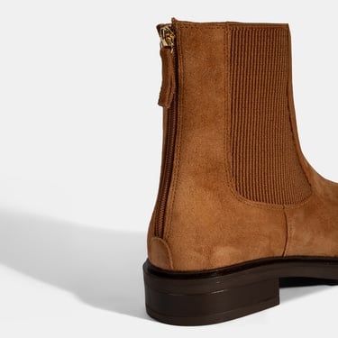  Kadın Taba Lastikli Süet Chelsea Bot