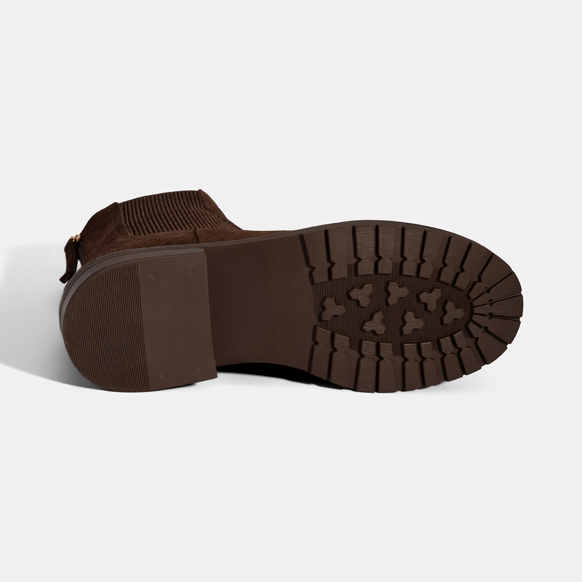 Kadın Kahve Lastikli Süet Chelsea Bot