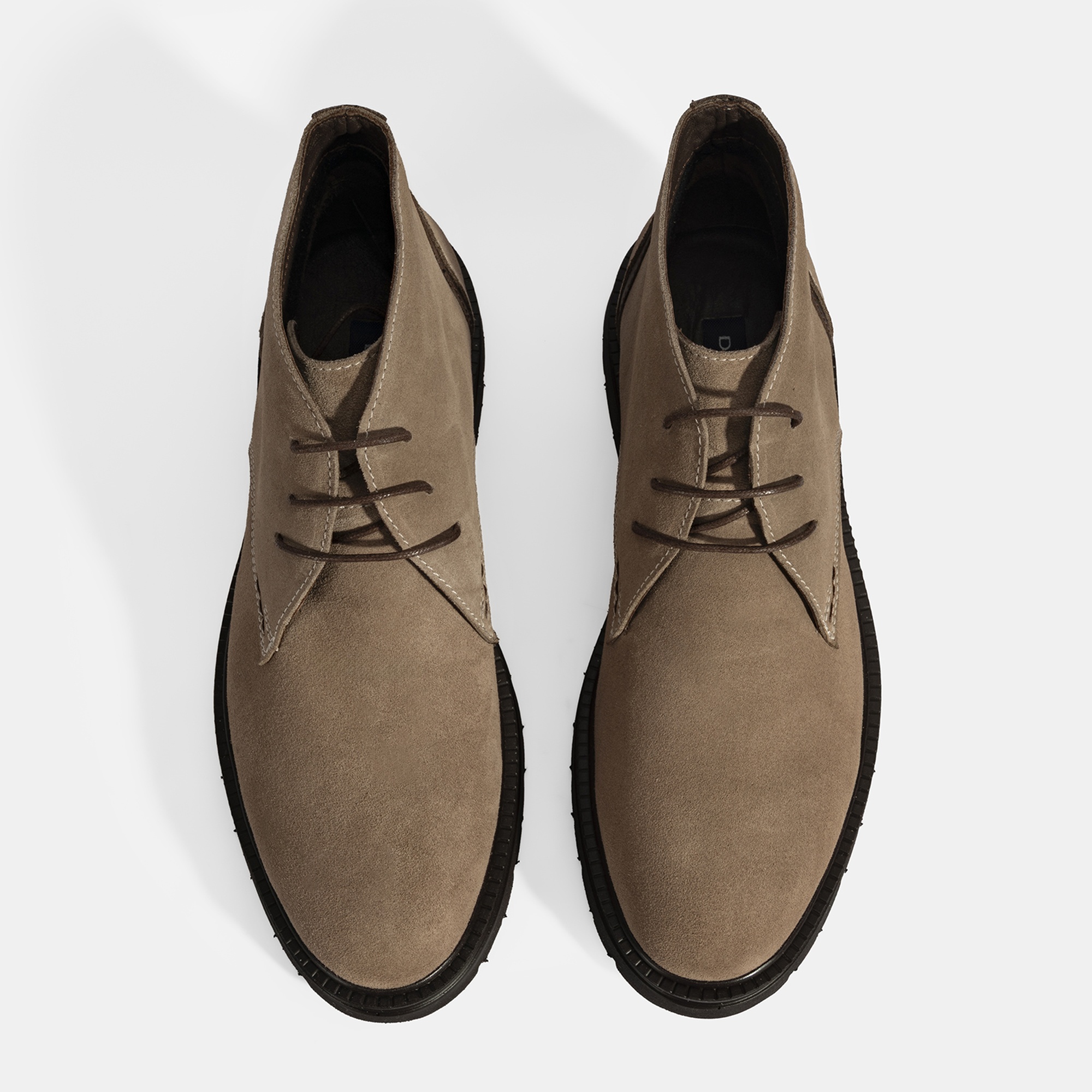 Erkek Vizon Bağcıklı Süet Bot