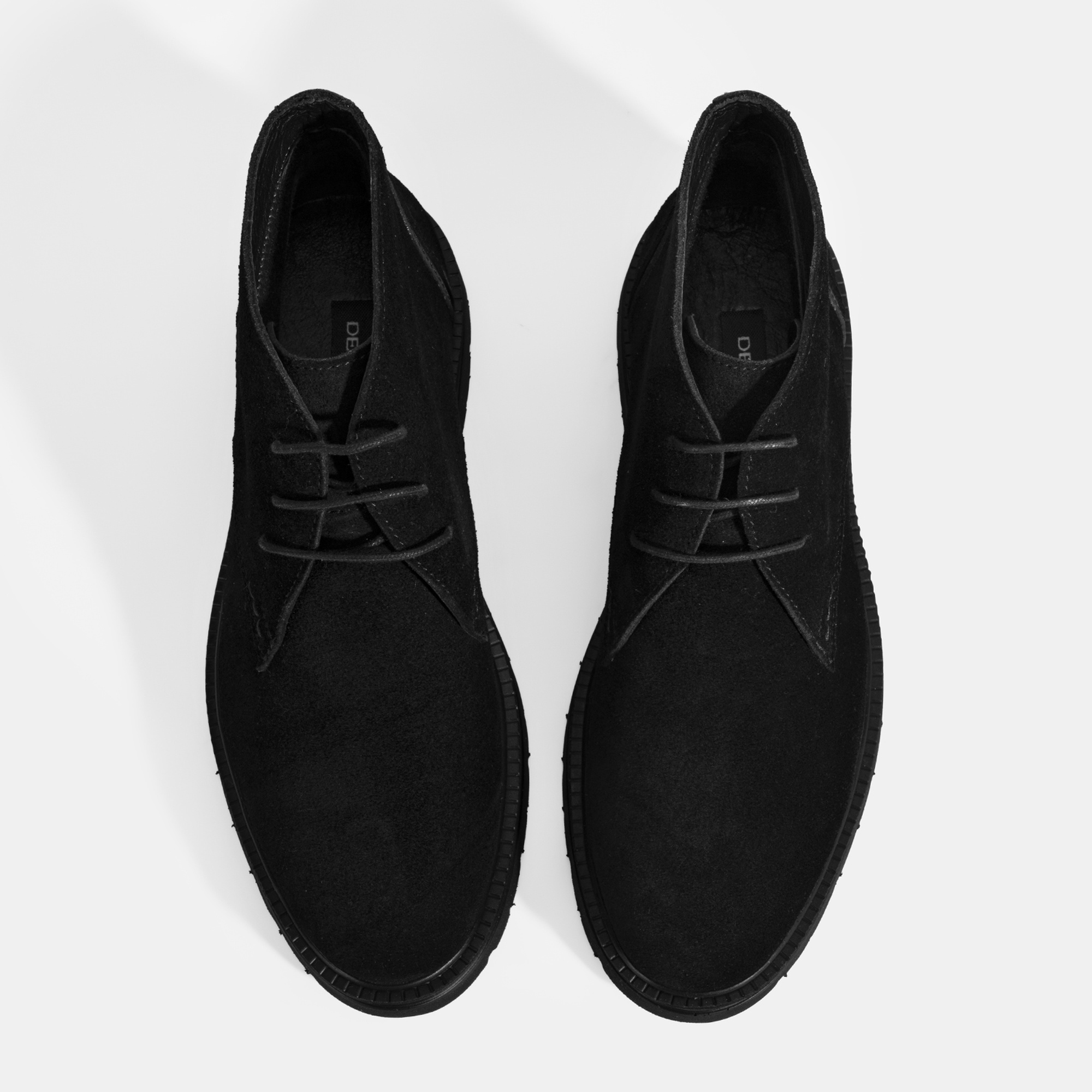 Erkek Siyah Bağcıklı Süet Bot