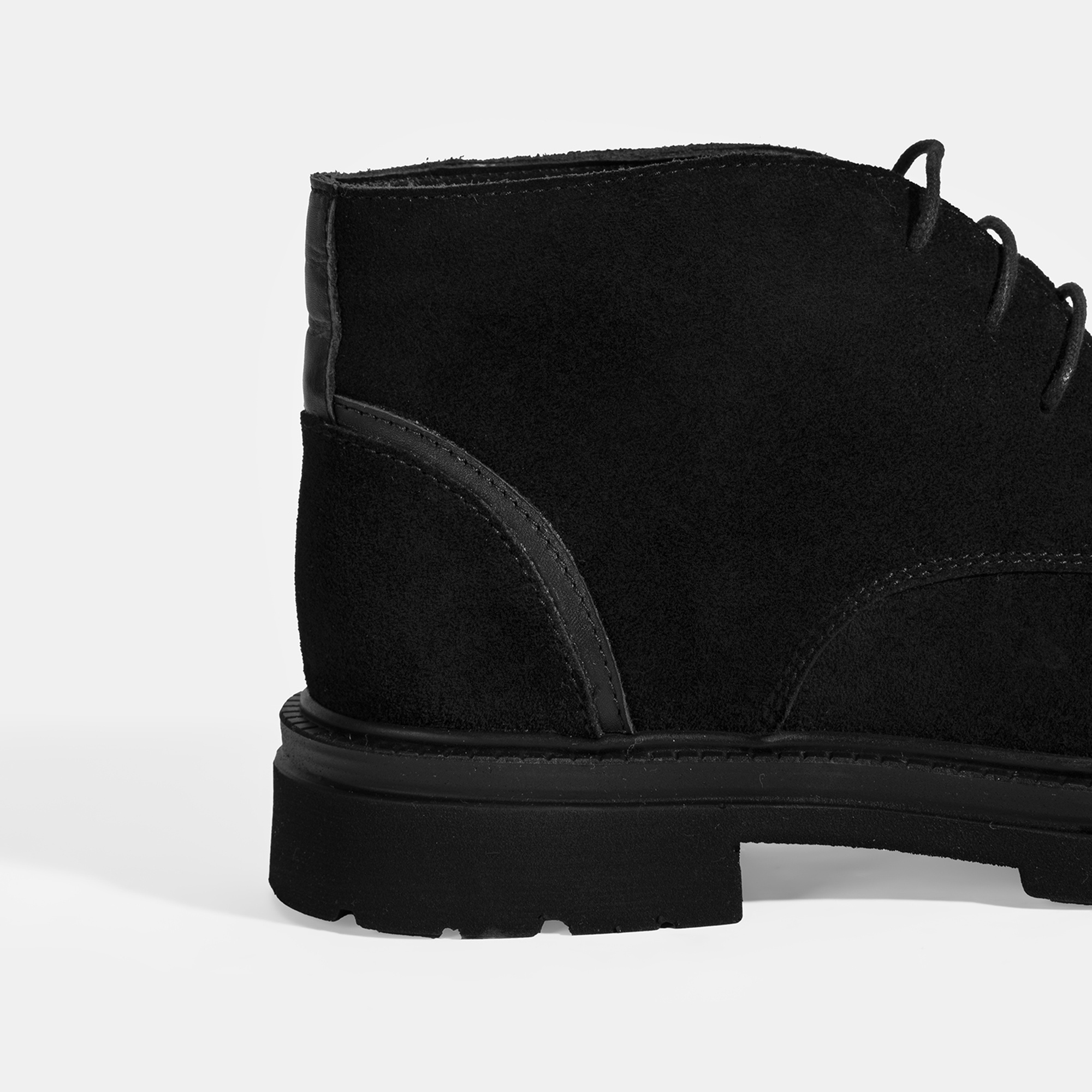 Erkek Siyah Bağcıklı Süet Bot