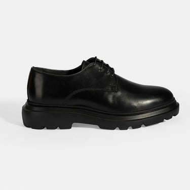  Erkek Siyah Bağcıklı Deri Klasik Ayakkabı