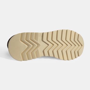  Kadın Kahve Bağcıklı Deri Spor Ayakkabı