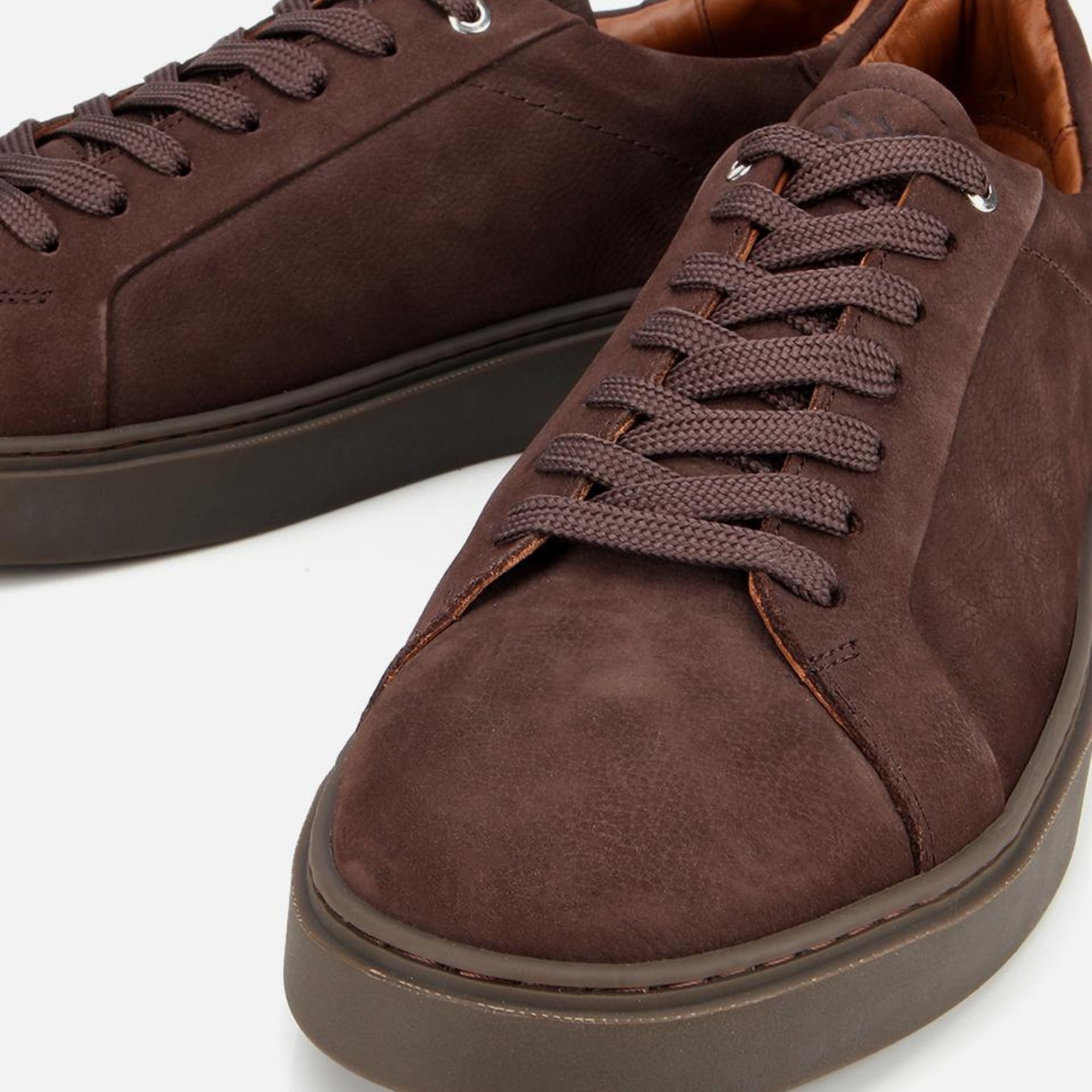 Erkek Nubuk Deri Kahverengi Günlük Ayakkabı