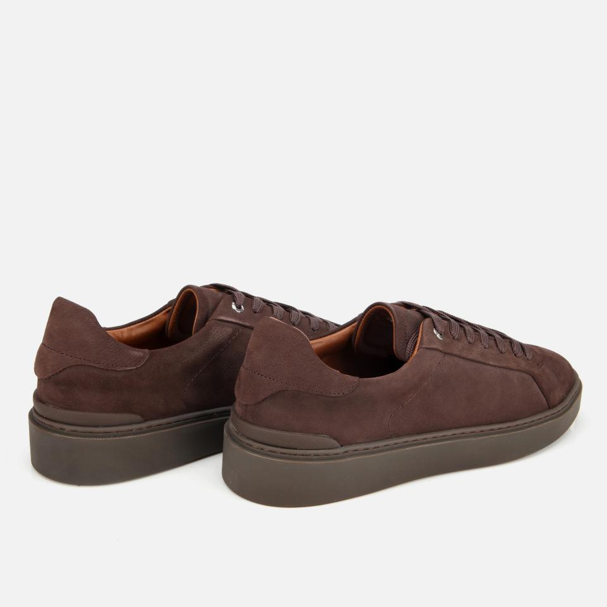 Erkek Nubuk Deri Kahverengi Günlük Ayakkabı