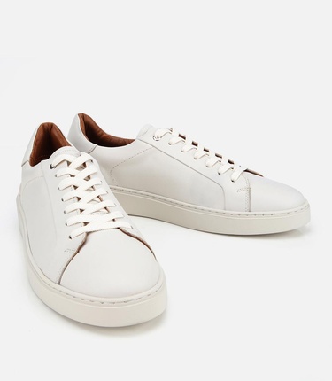  Erkek Deri Beyaz Günlük Ayakkabı