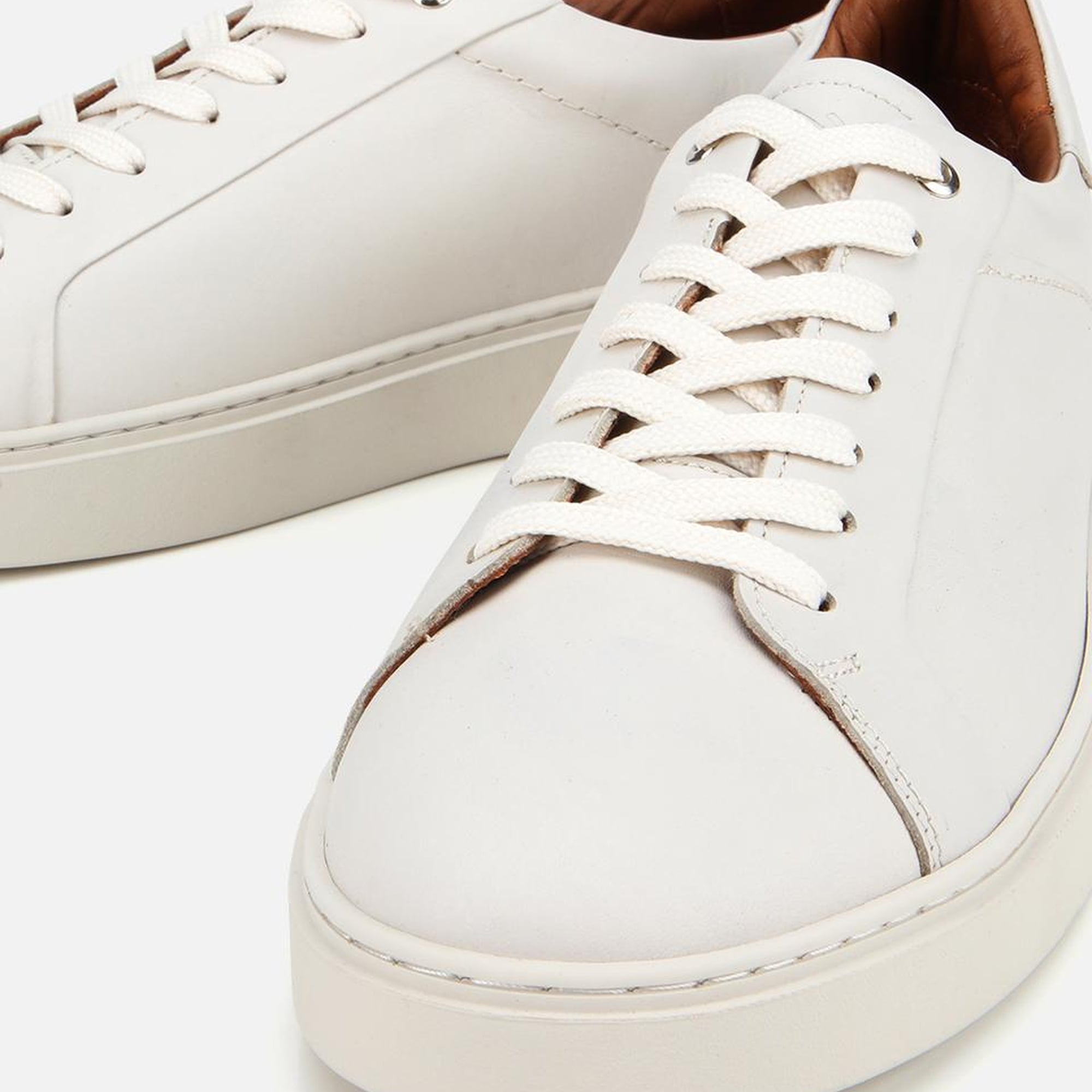 Erkek Deri Beyaz Günlük Ayakkabı