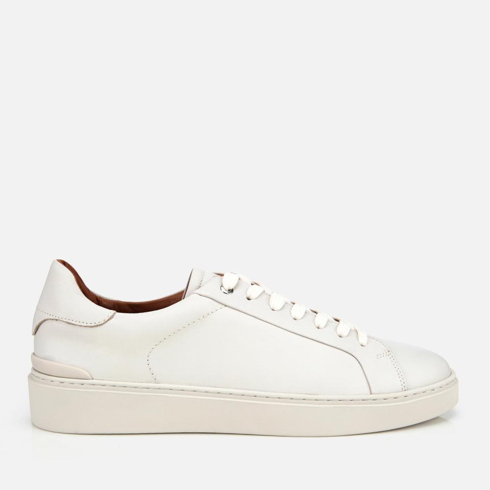 Erkek Deri Beyaz Günlük Ayakkabı