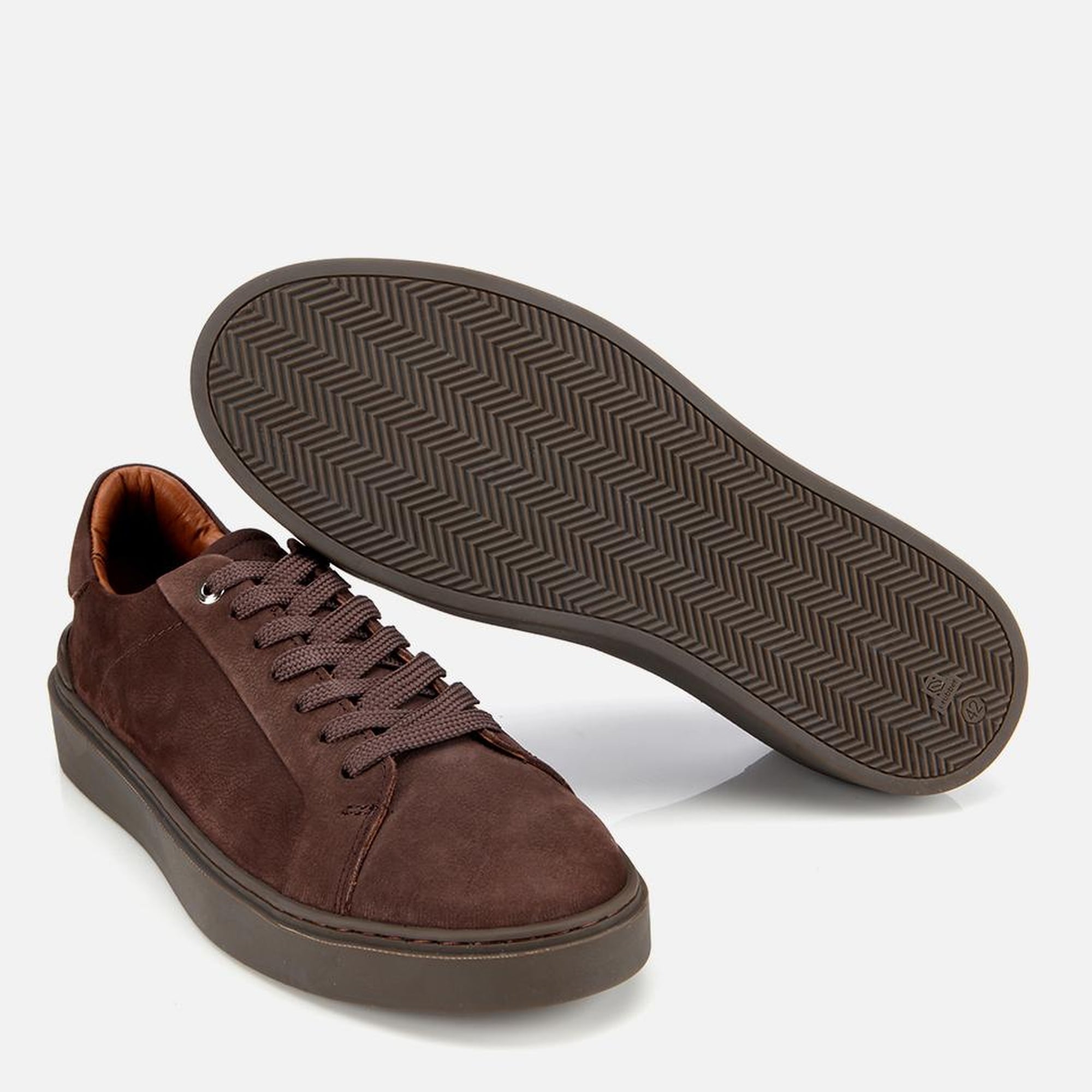 Erkek Nubuk Deri Kahverengi Günlük Ayakkabı