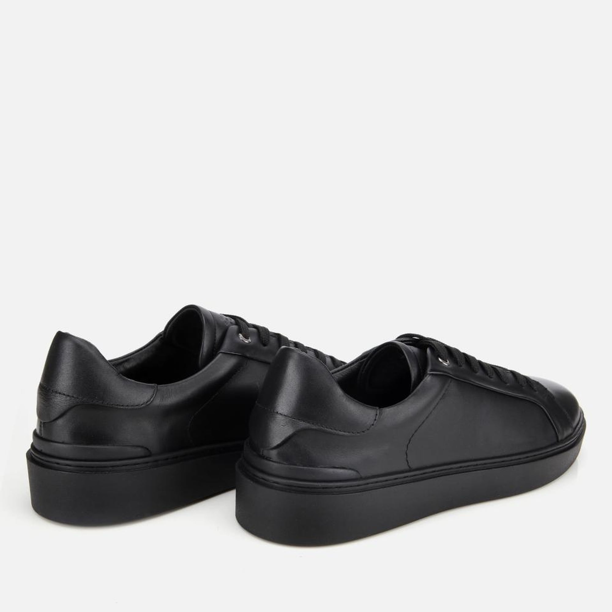 Erkek Deri Siyah Günlük Ayakkabı