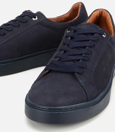  Erkek Nubuk Deri Lacivert Günlük Ayakkabı