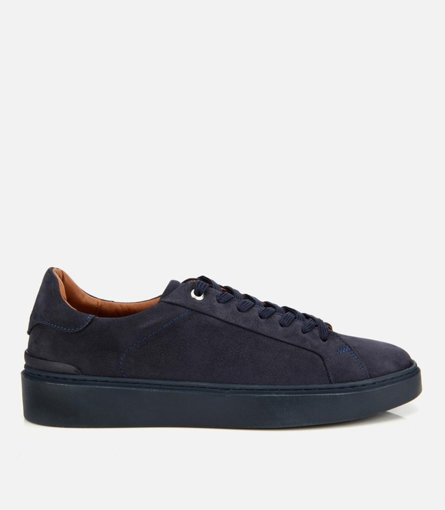  Erkek Nubuk Deri Lacivert Günlük Ayakkabı