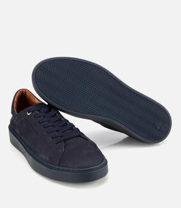  Erkek Nubuk Deri Lacivert Günlük Ayakkabı