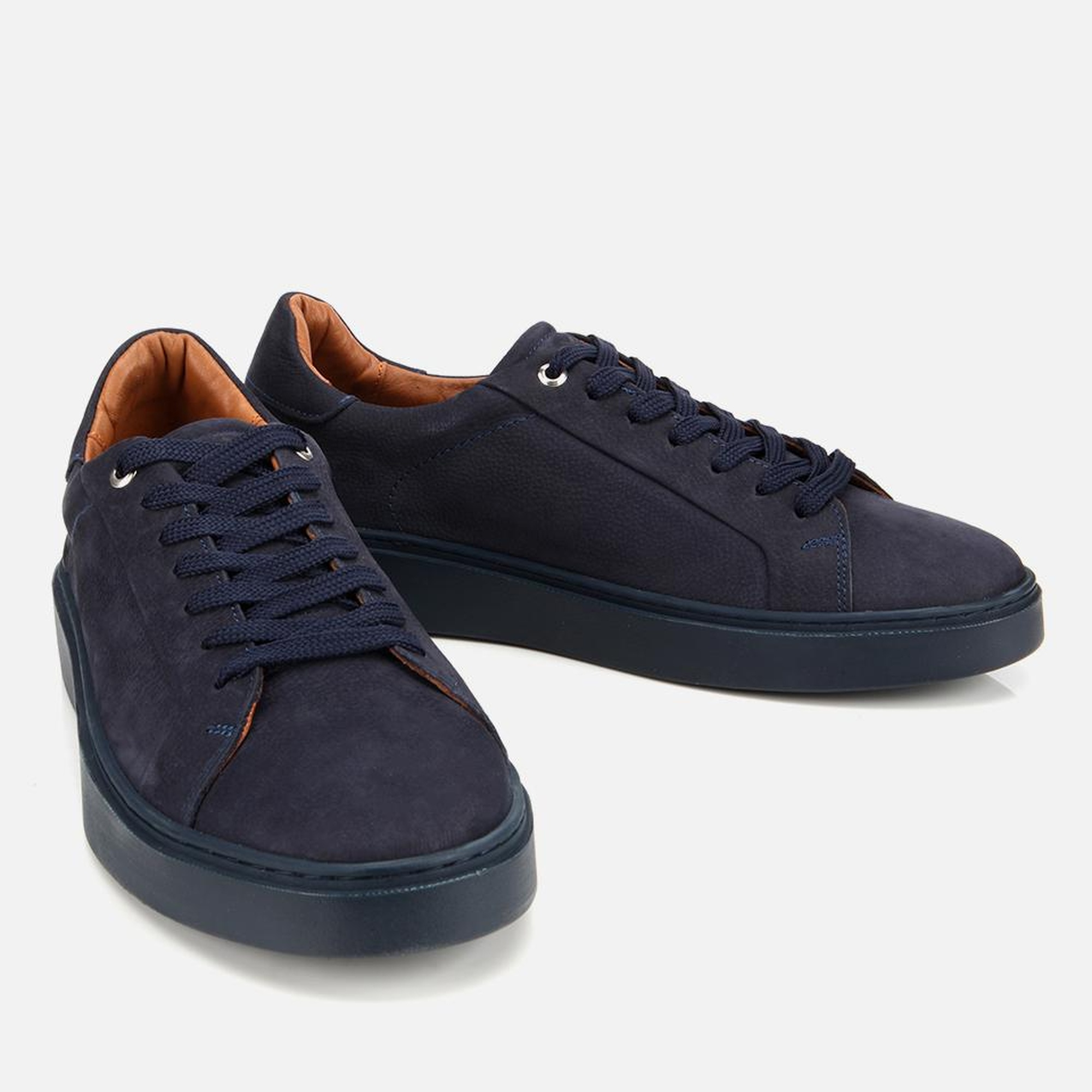 Erkek Nubuk Deri Lacivert Günlük Ayakkabı