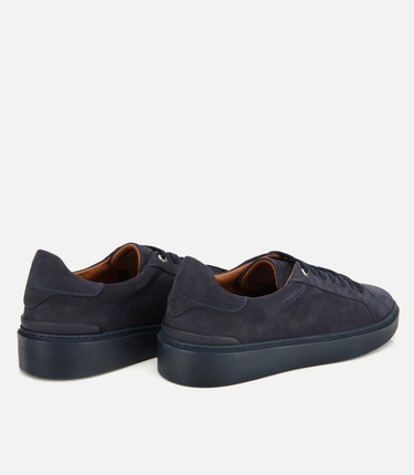  Erkek Nubuk Deri Lacivert Günlük Ayakkabı