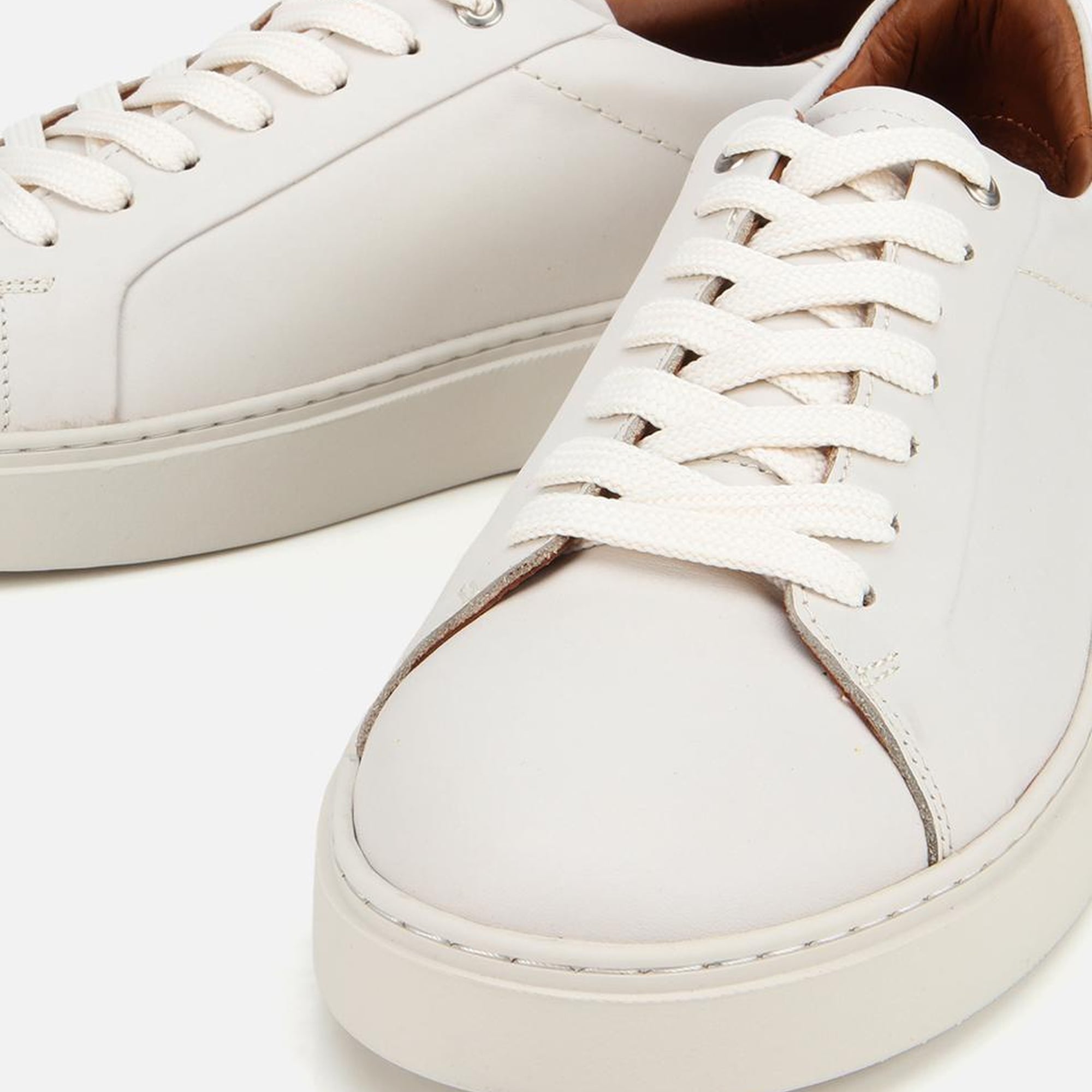 Erkek Deri Beyaz Günlük Ayakkabı