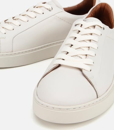  Erkek Deri Beyaz Günlük Ayakkabı