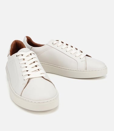  Erkek Deri Beyaz Günlük Ayakkabı