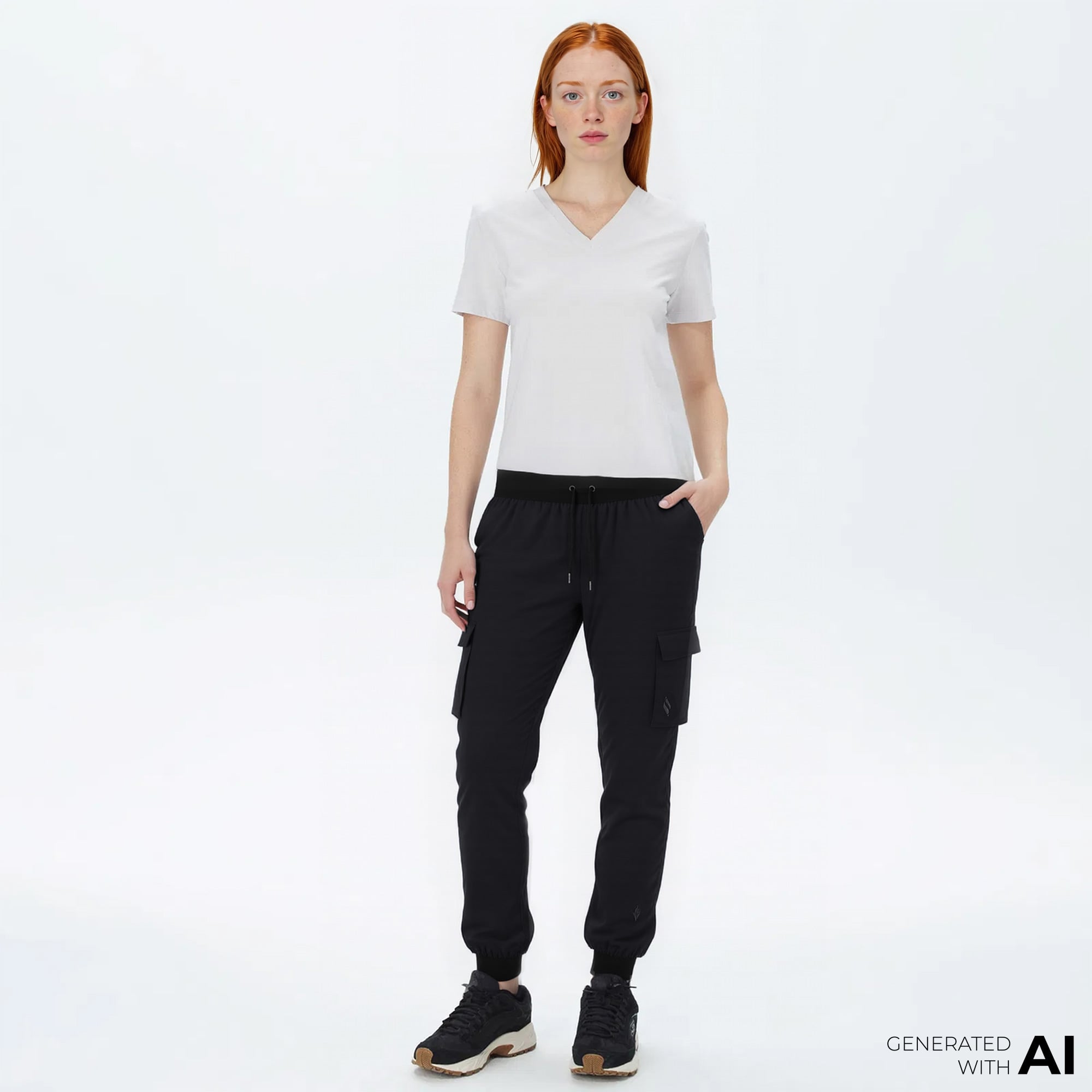  Skechers Micro Collection Kadın Siyah Günlük Eşofman Altı