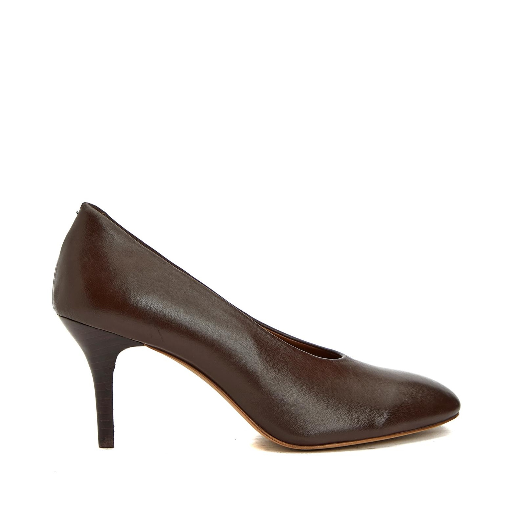 Network Kadın Beyaz Deri Topuklu Ayakkabı