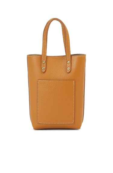  George Hogg Kadın Taba Desenli Deri Postacı Çantası