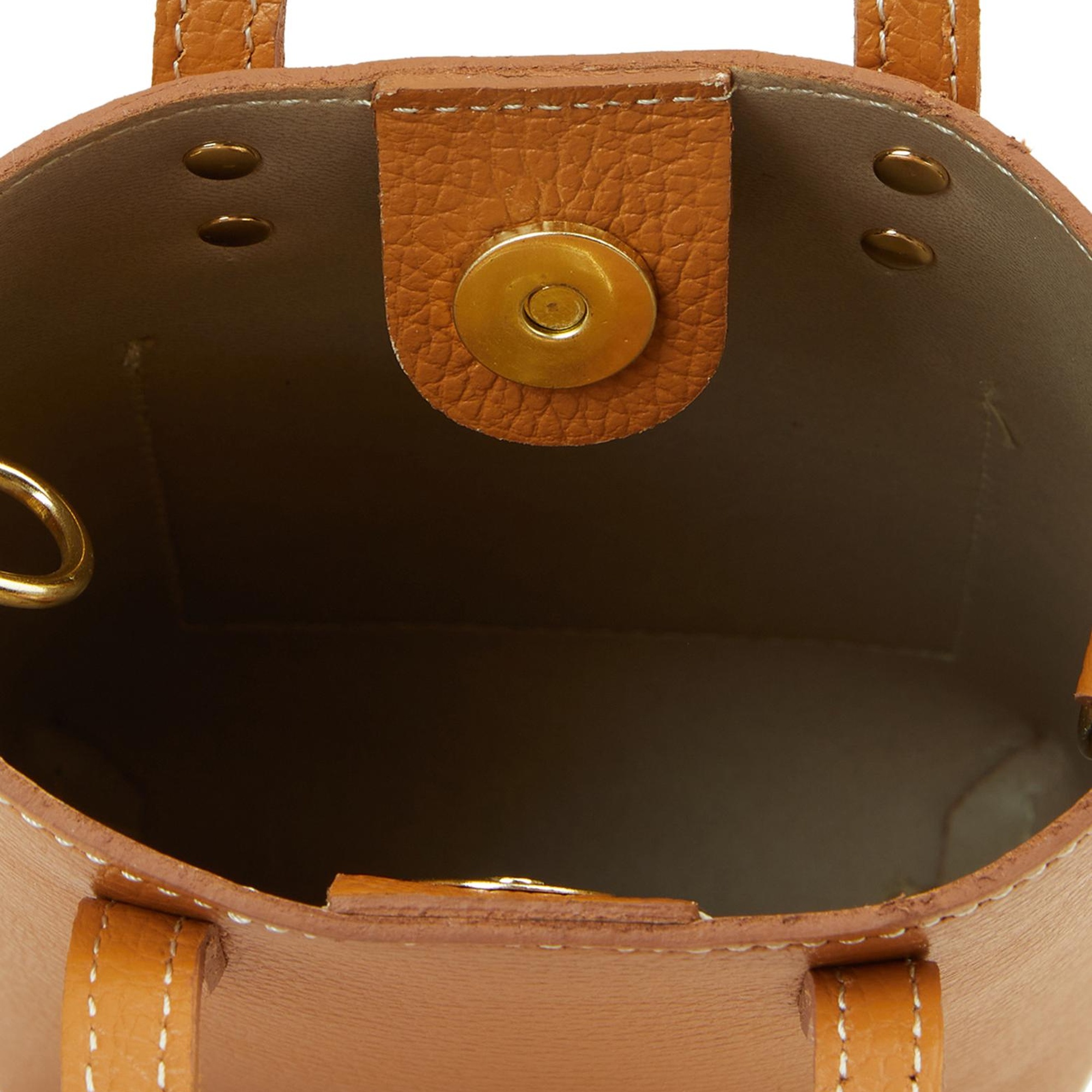 George Hogg Kadın Taba Desenli Deri Postacı Çantası