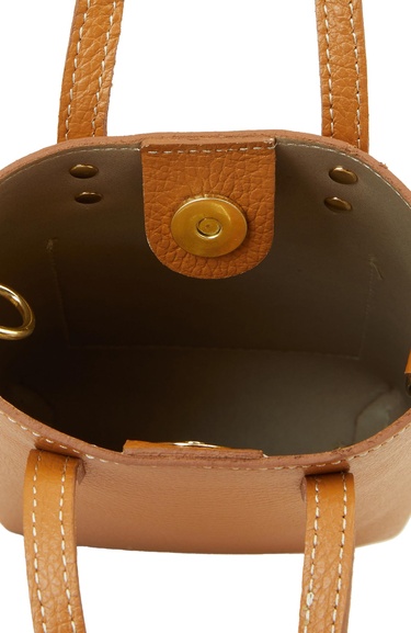  George Hogg Kadın Taba Desenli Deri Postacı Çantası