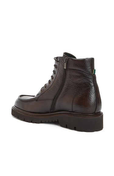  George Hogg Erkek Kahverengi Baskılı Deri Bot
