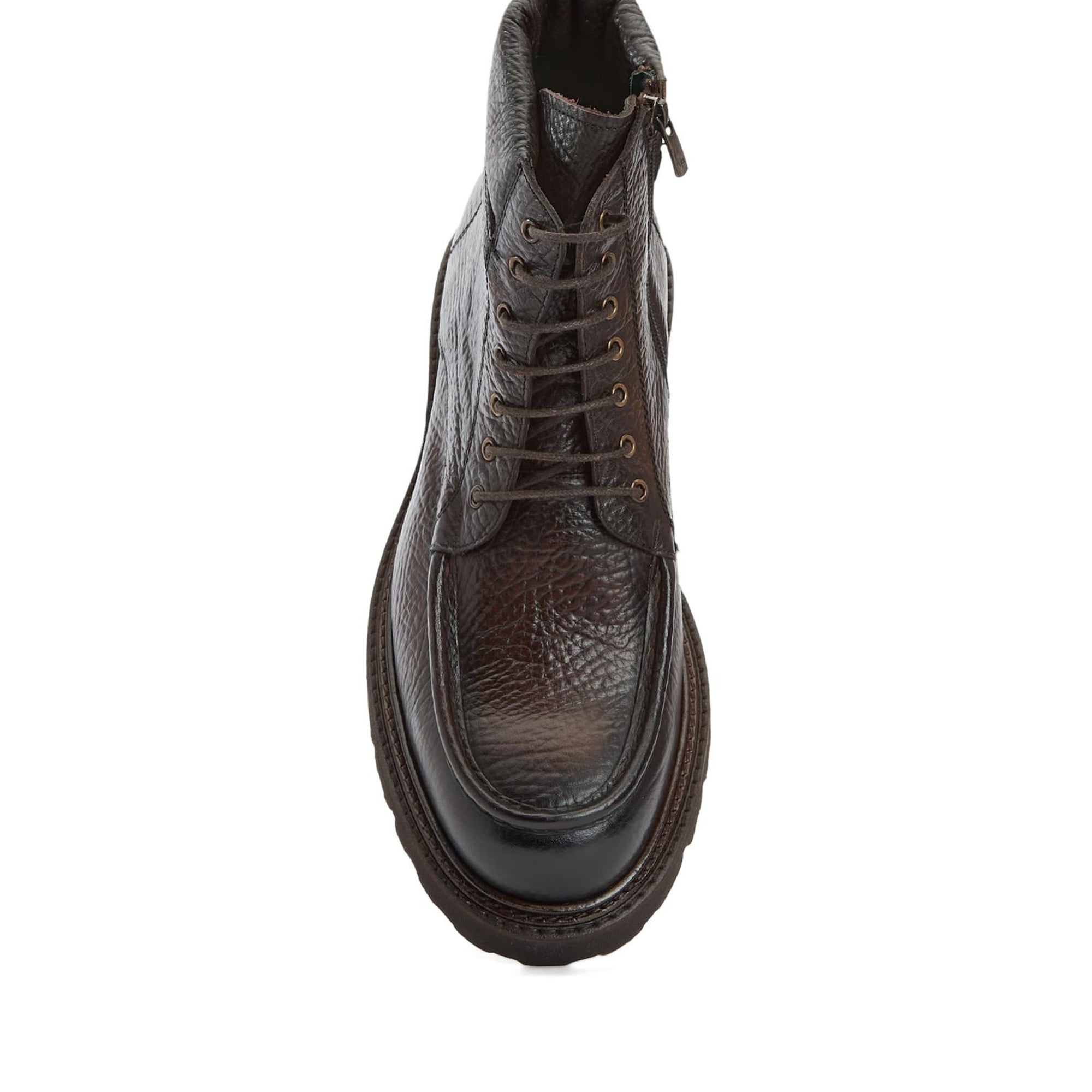 George Hogg Erkek Kahverengi Baskılı Deri Bot