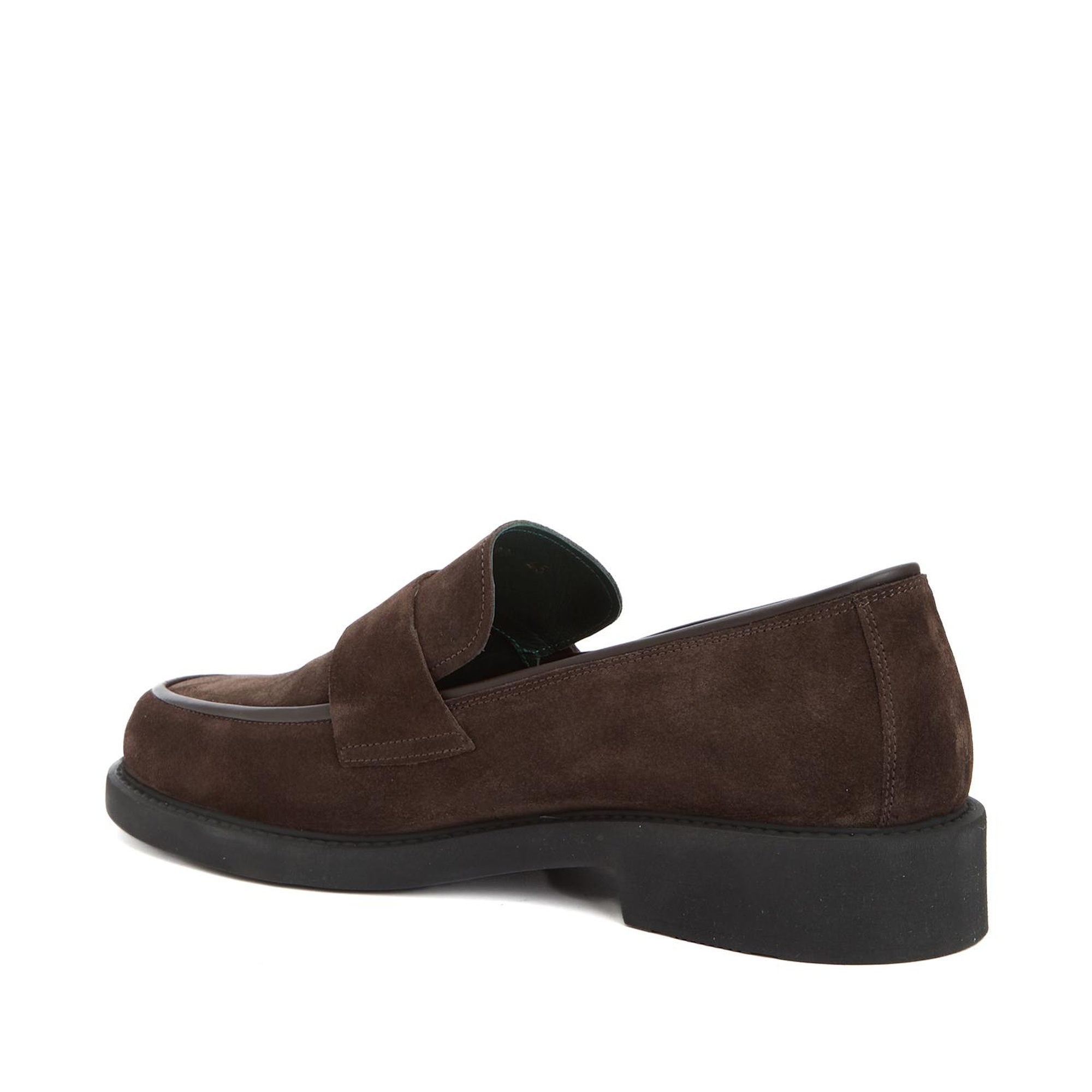 George Hogg Erkek Kahverengi Deri Loafer