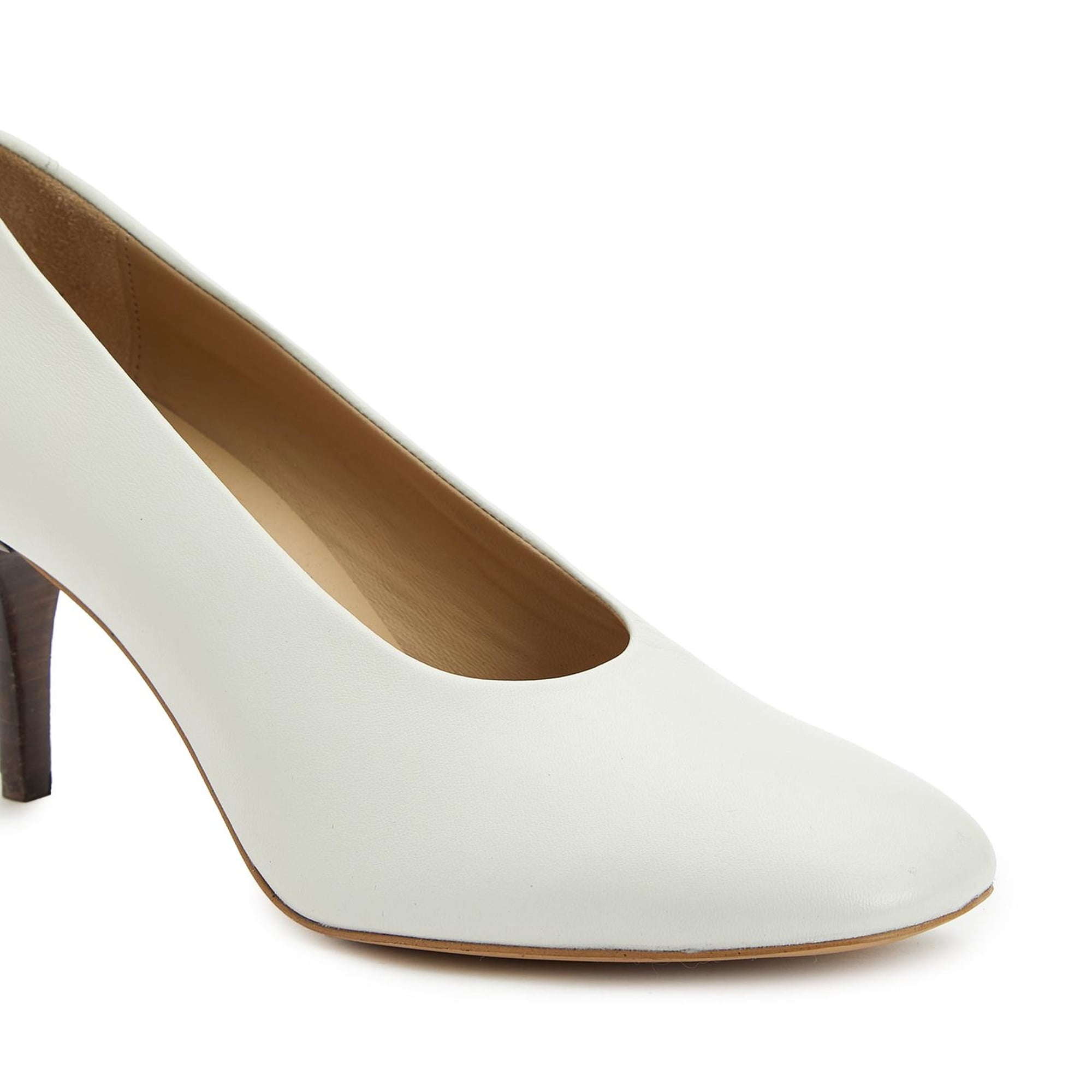 Network Kadın Kahverengi Deri Topuklu Ayakkabı