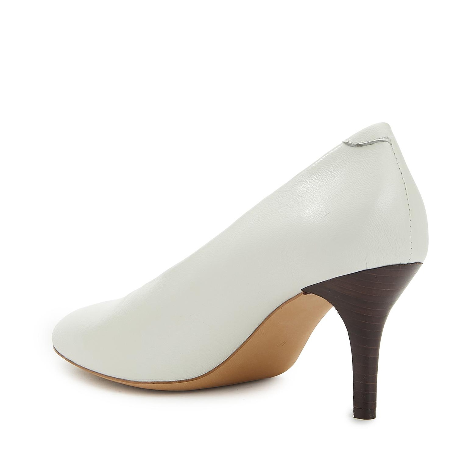 Network Kadın Kahverengi Deri Topuklu Ayakkabı