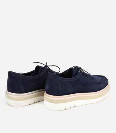  Erkek Süet Deri Lacivert Hafif Tabanlı Günlük Ayakkabı