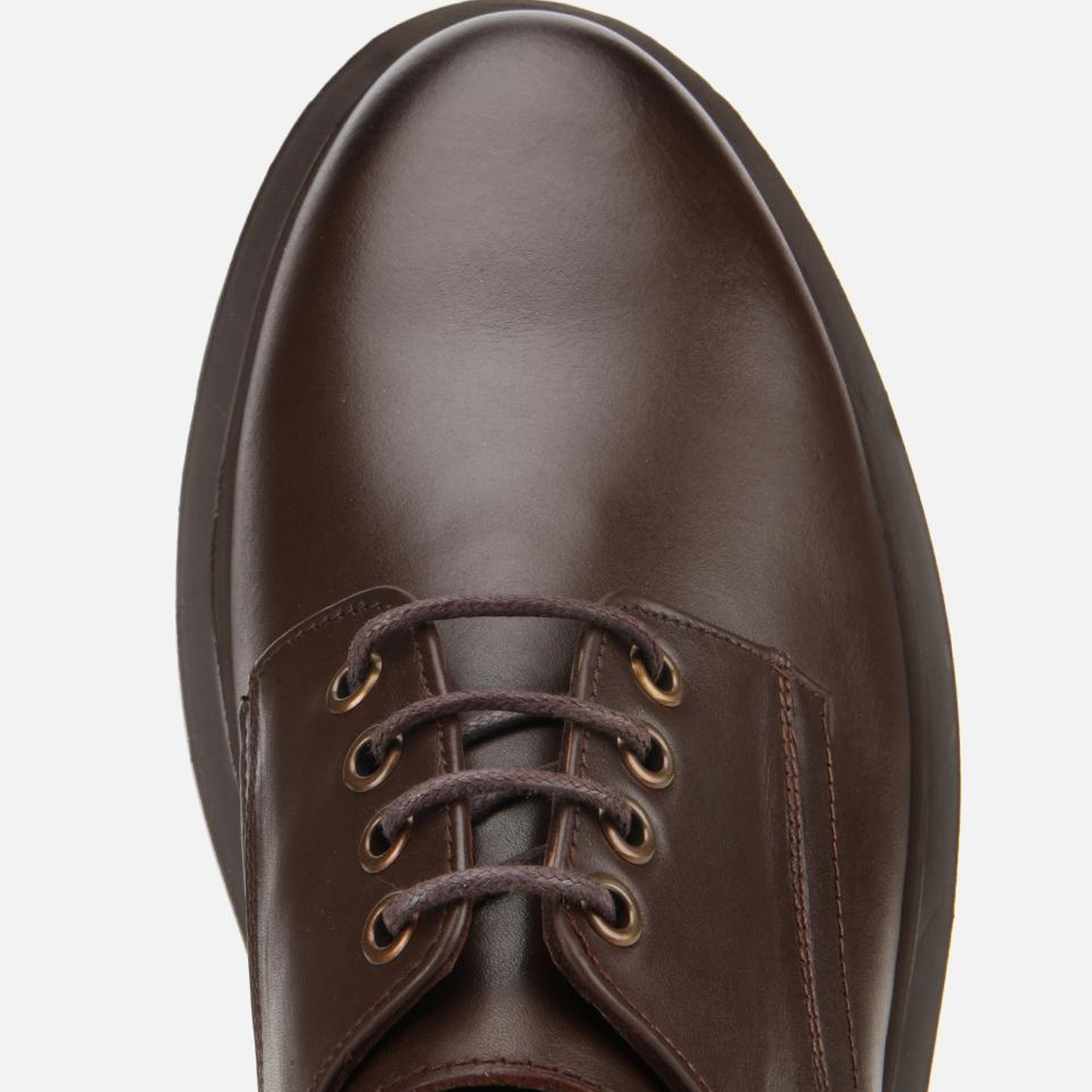 Erkek Deri Kahverengi Bağcıklı Günlük Ayakkabı