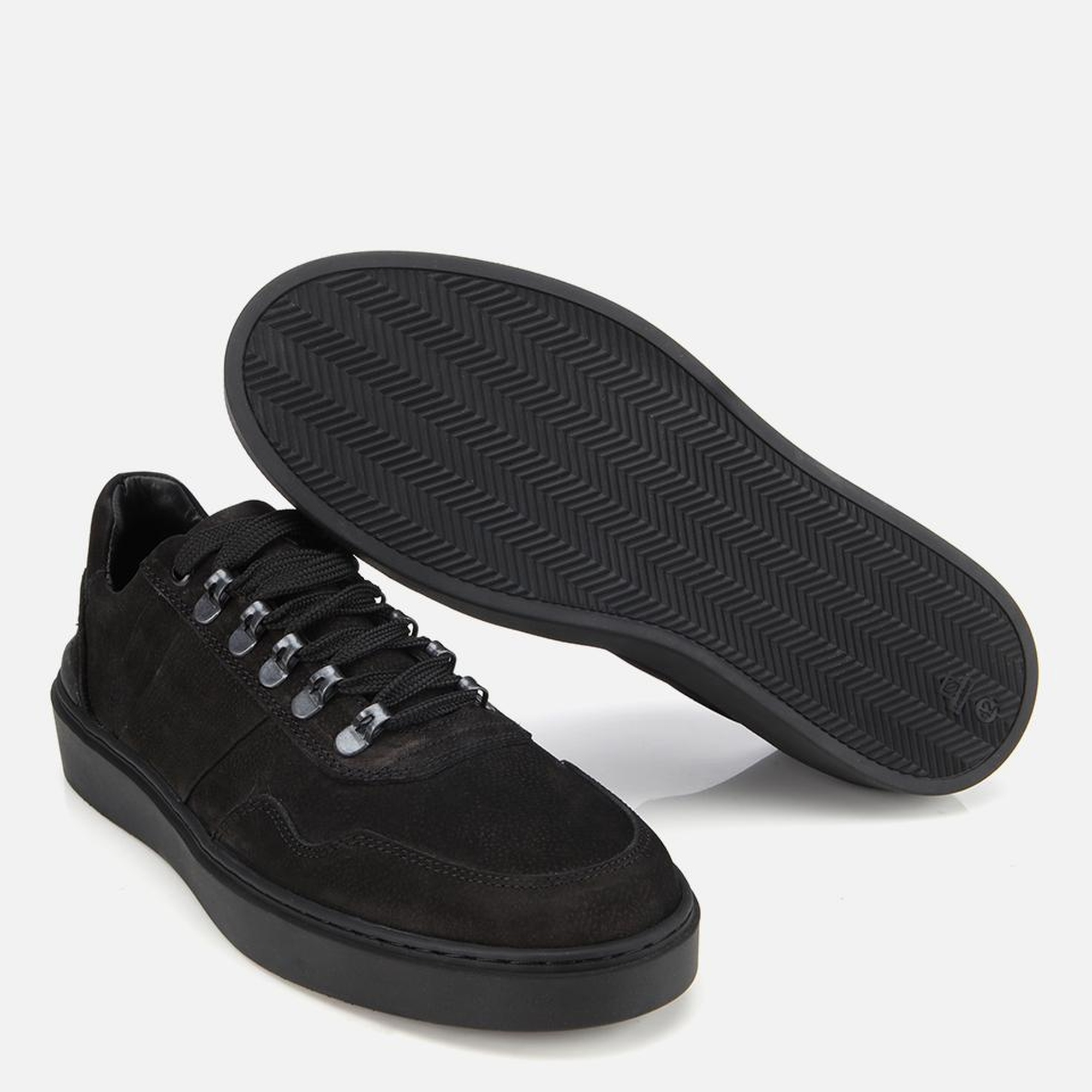 Erkek Nubuk Deri Siyah Günlük Ayakkabı