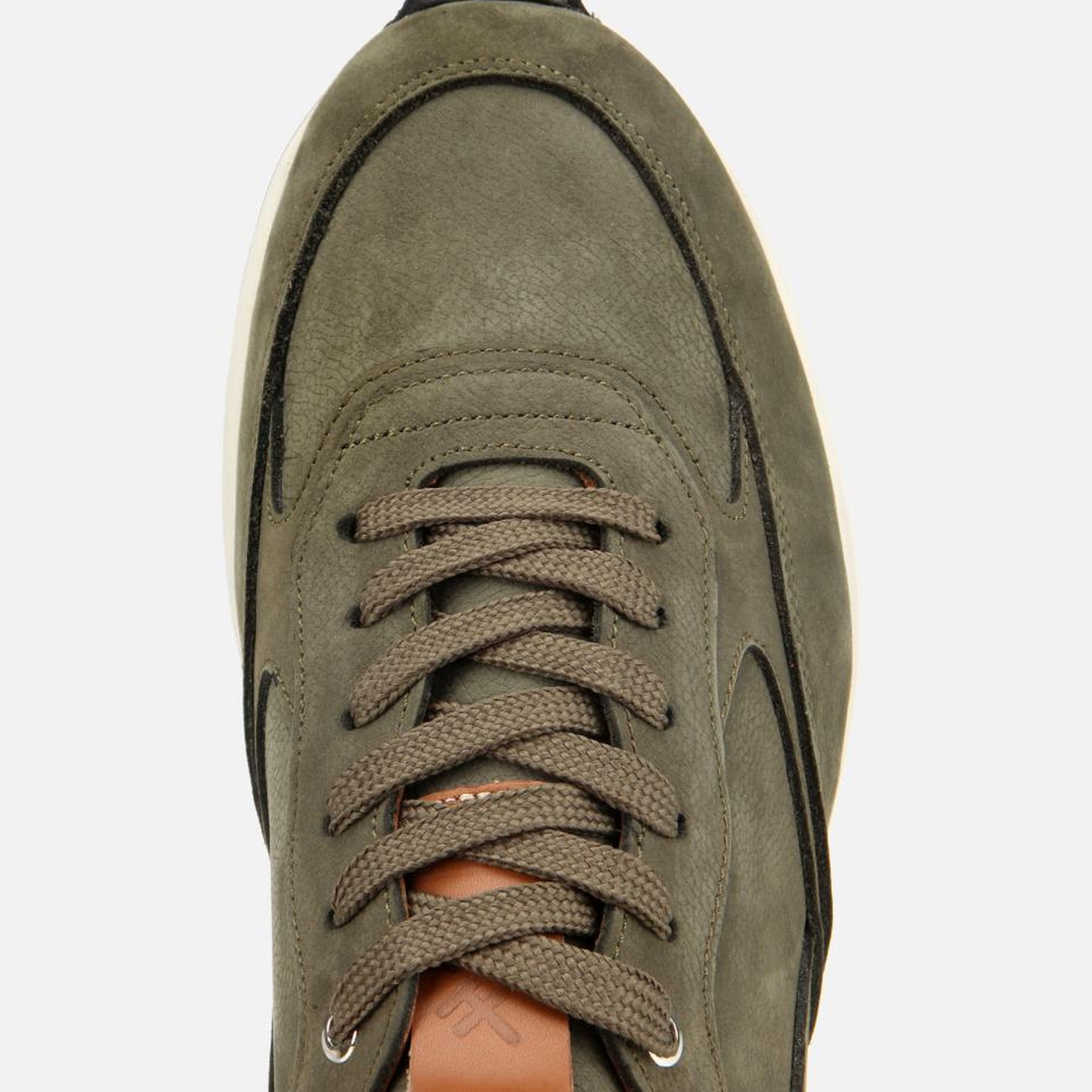 Erkek Deri Haki Spor Ayakkabı