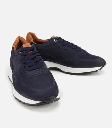  Erkek Deri Lacivert Spor Ayakkabı