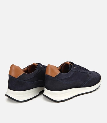  Erkek Deri Lacivert Spor Ayakkabı