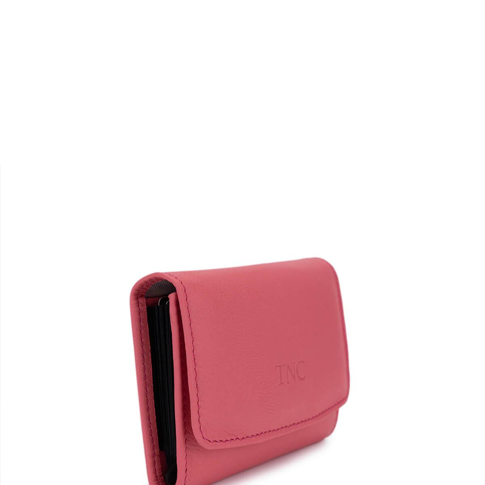 Tamer Tanca Unisex Hakiki Deri Pembe Kartlık