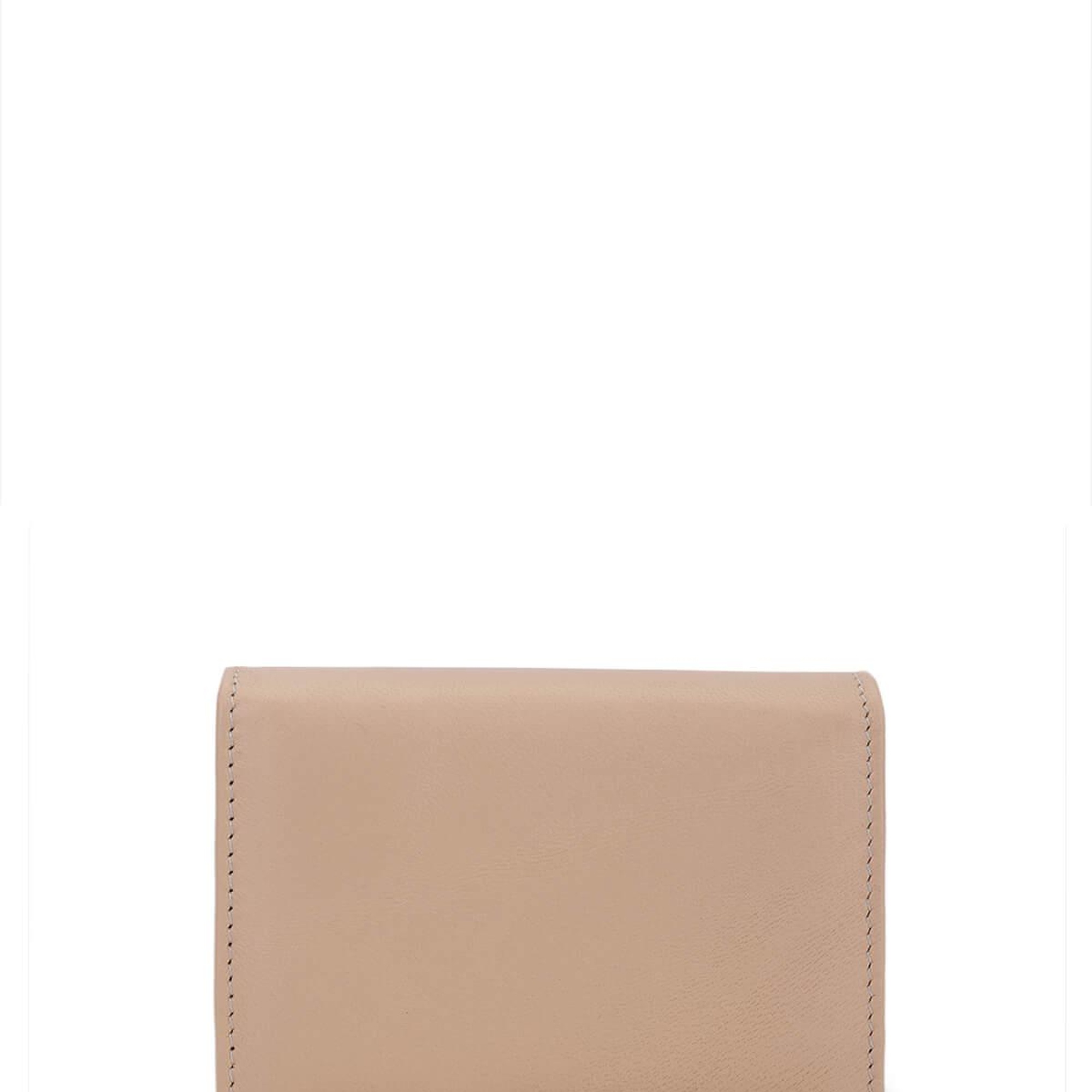 Tamer Tanca Unisex Hakiki Deri Bej Kartlık