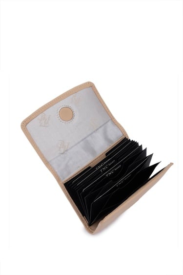  Tamer Tanca Unisex Hakiki Deri Bej Kartlık