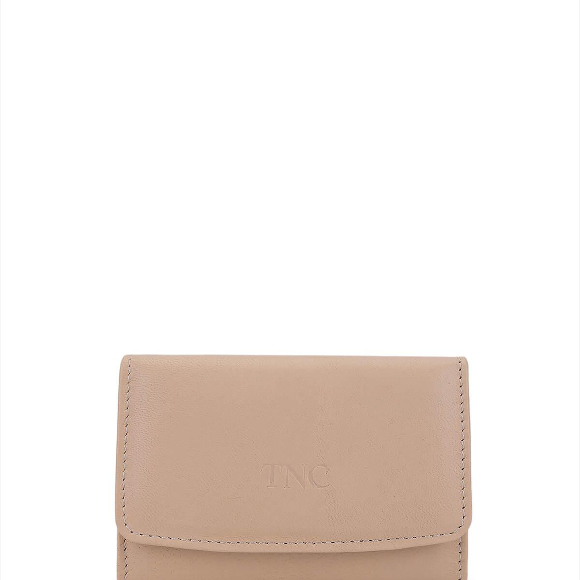 Tamer Tanca Unisex Hakiki Deri Bej Kartlık