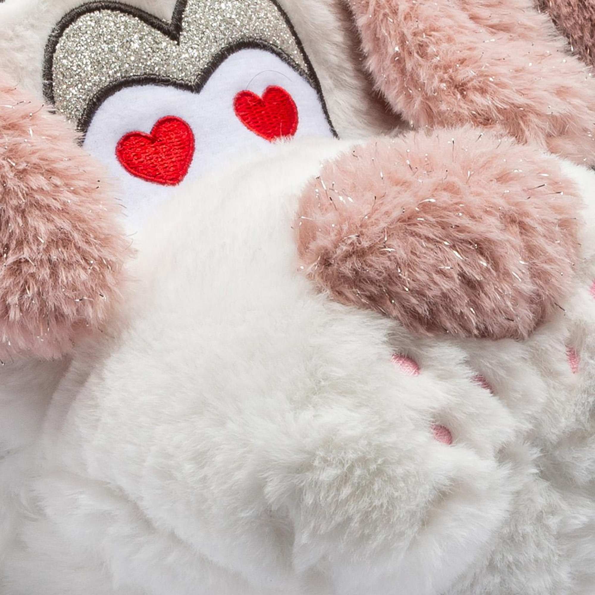 Ani Kadın Hayvanlı Panduf Beyaz-Pembe 36/41