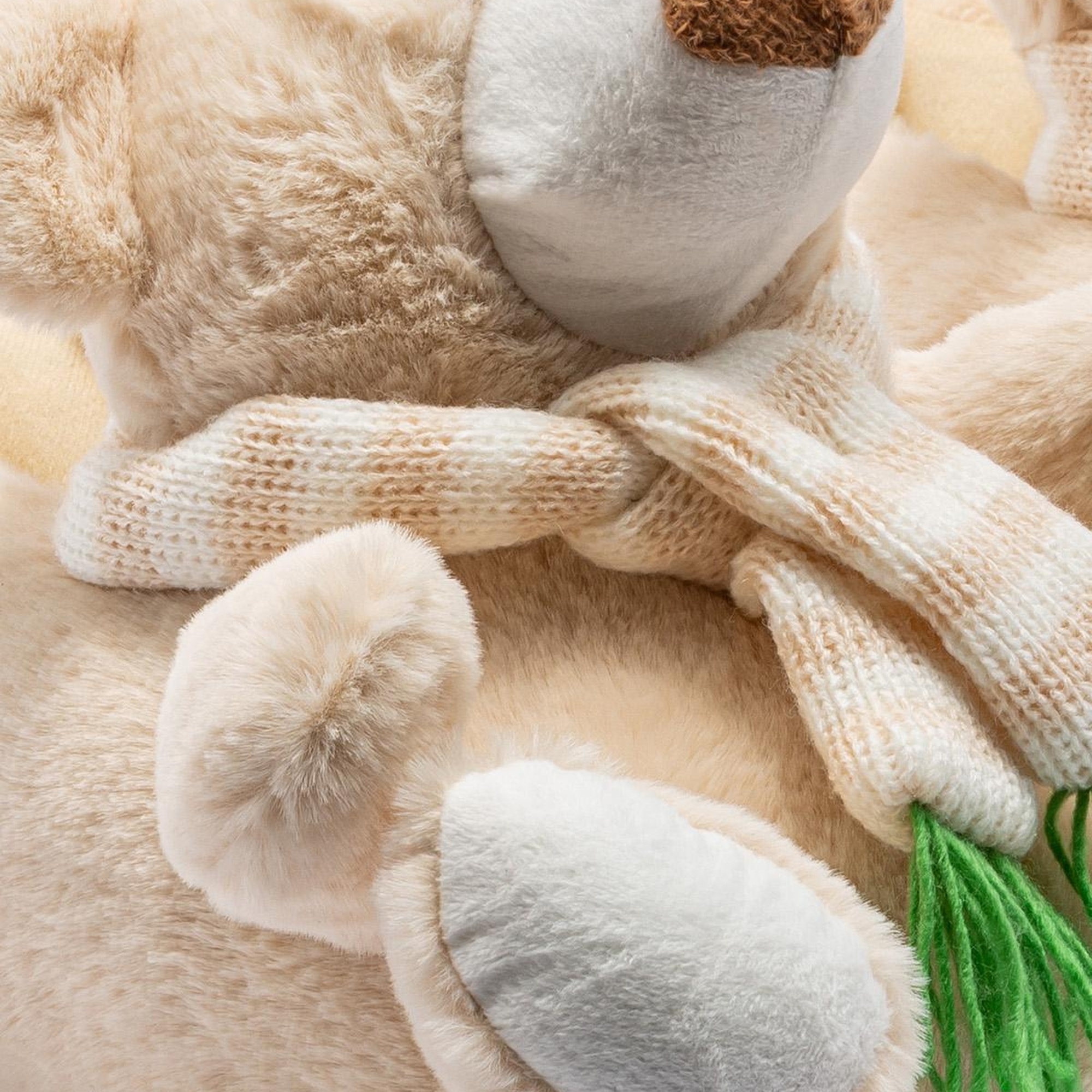 Kutup Kadın Hayvanlı Panduf Bej 36/41